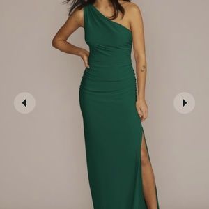 Davids bridal juniper one shoulder bridesmaid Dress